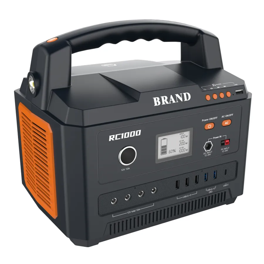 Bester Preis OEM/ODM 1000W tragbares Solarkraftwerk/tragbares Kraftwerk/Speicherbatterie mit Zertifikaten